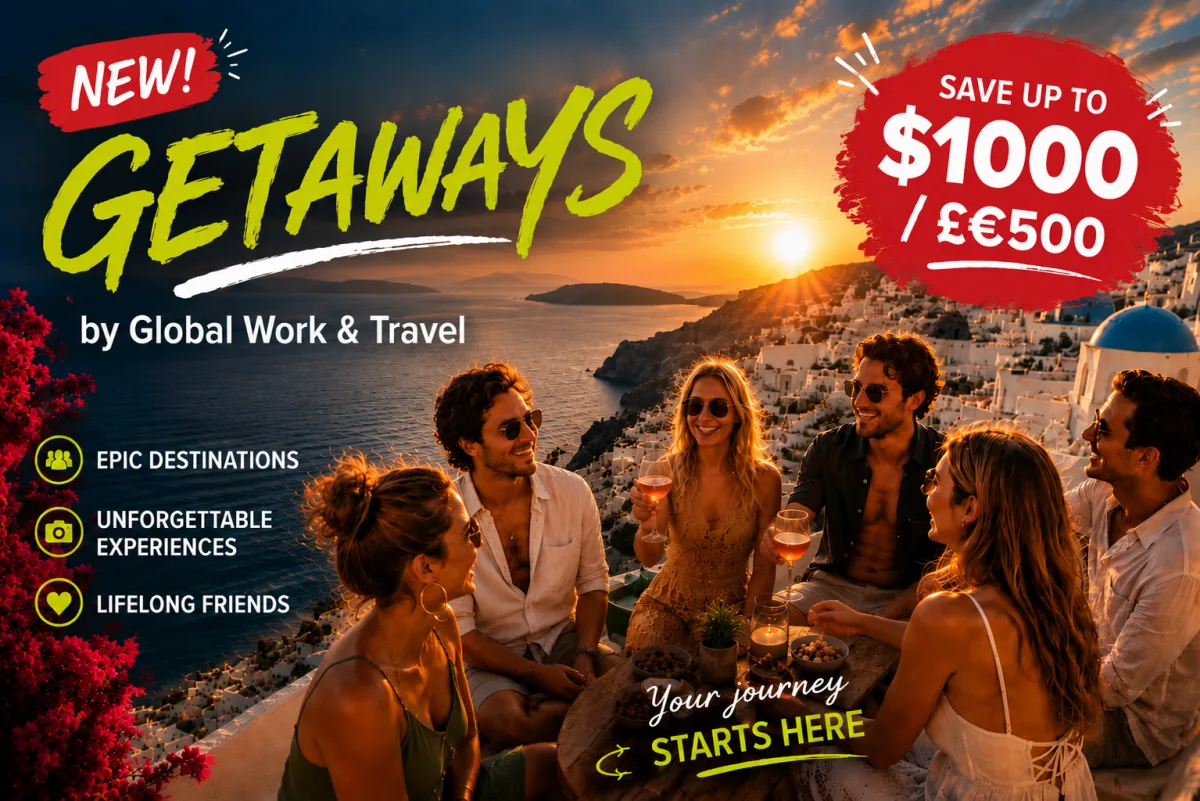 🌴 Introducing Getaways by Global Work & Travel ✈️