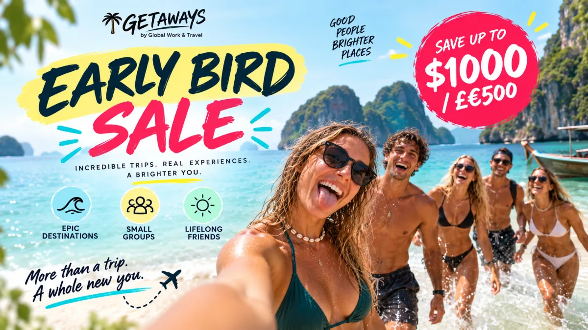 🌴 EARLY BIRD SALE ON NOW ✈️